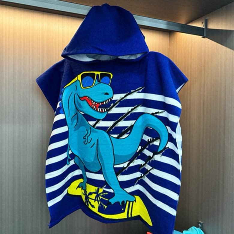 TOALLA PLAYERA CON CAPUCHA HAPPY KIDS