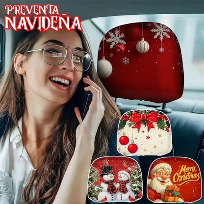 REPOSACABEZAS NAVIDEÑO PA´L CARRO® ¡LLEVALO EN OFERTA X 2 UNIDADES!