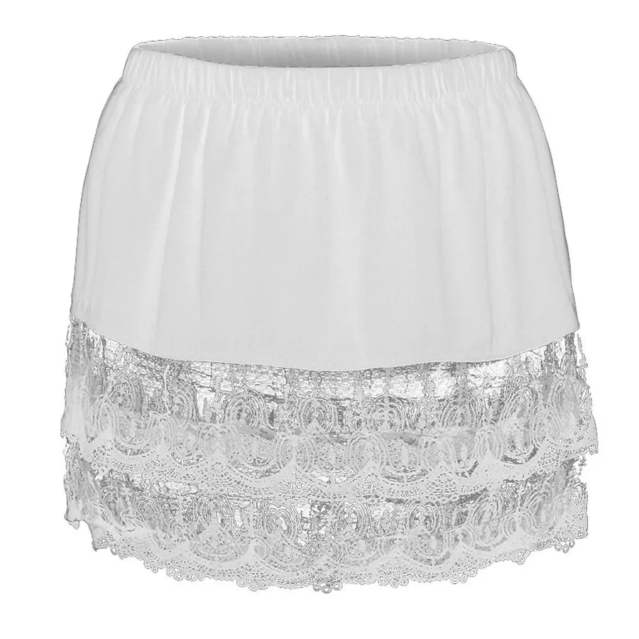 Icone™ WaistSkirt: Elegante falda extensora de blusa con cintura alta para mujer