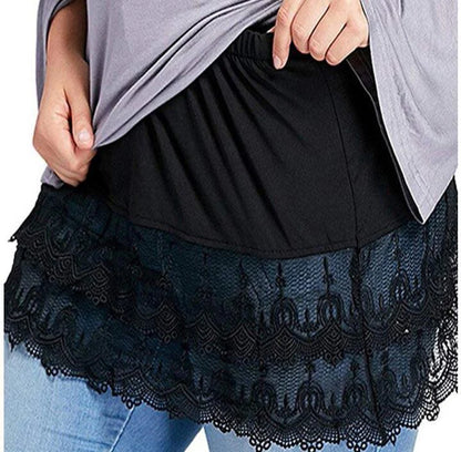 Icone™ WaistSkirt: Elegante falda extensora de blusa con cintura alta para mujer